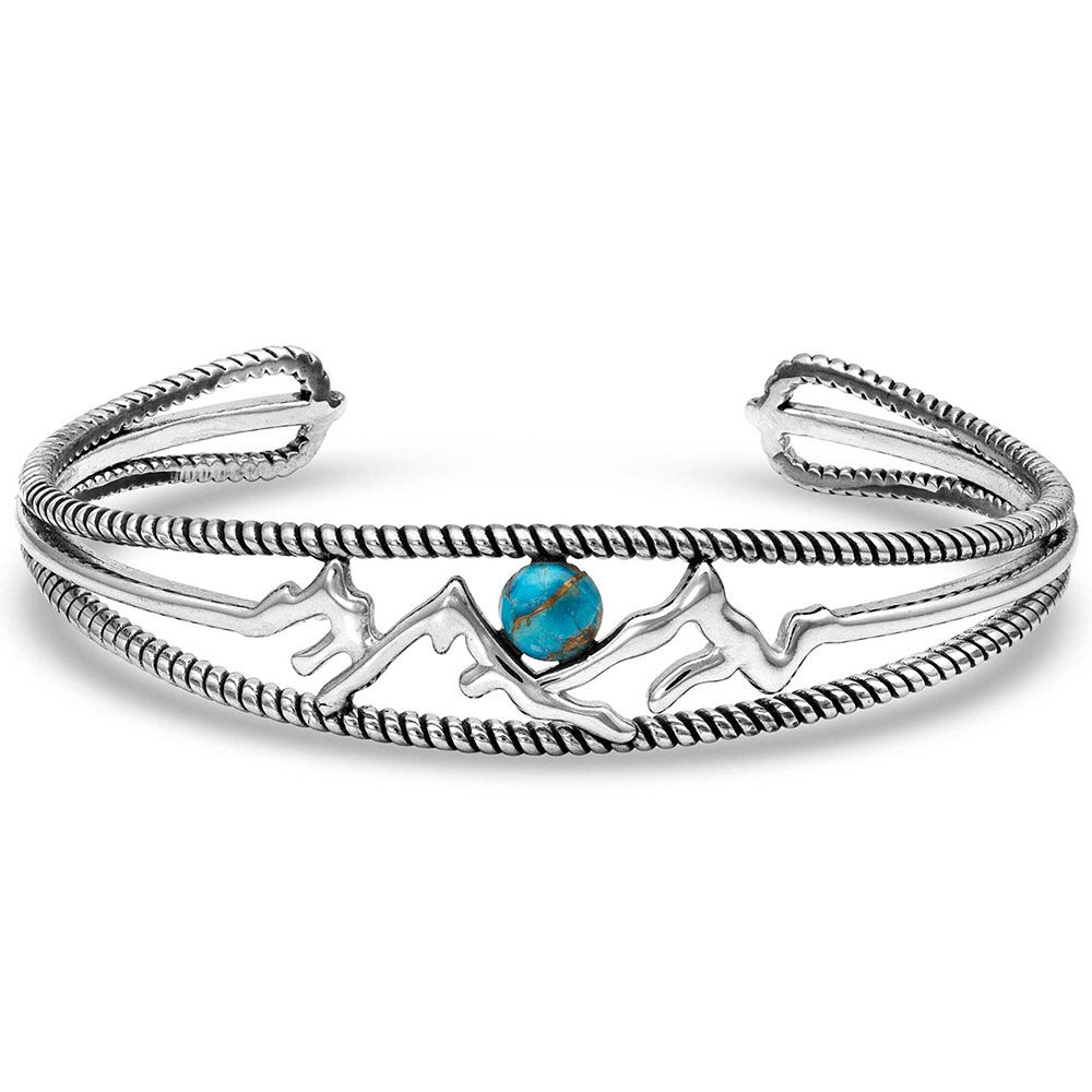 image of Pursue the Wild Another Mountain Turquoise Cuff Bracelet