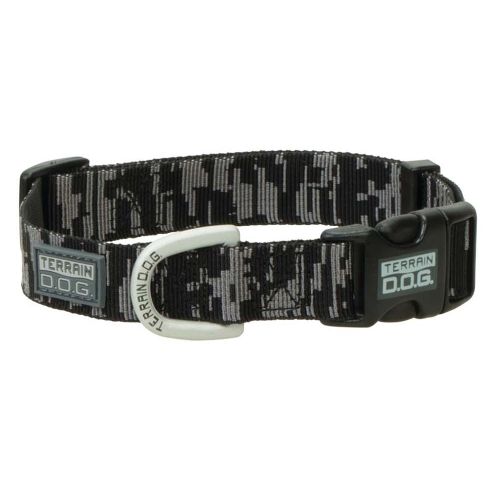 image of Patterned Snap-N-Go Adjustable Dog Collar, Small, Digital
