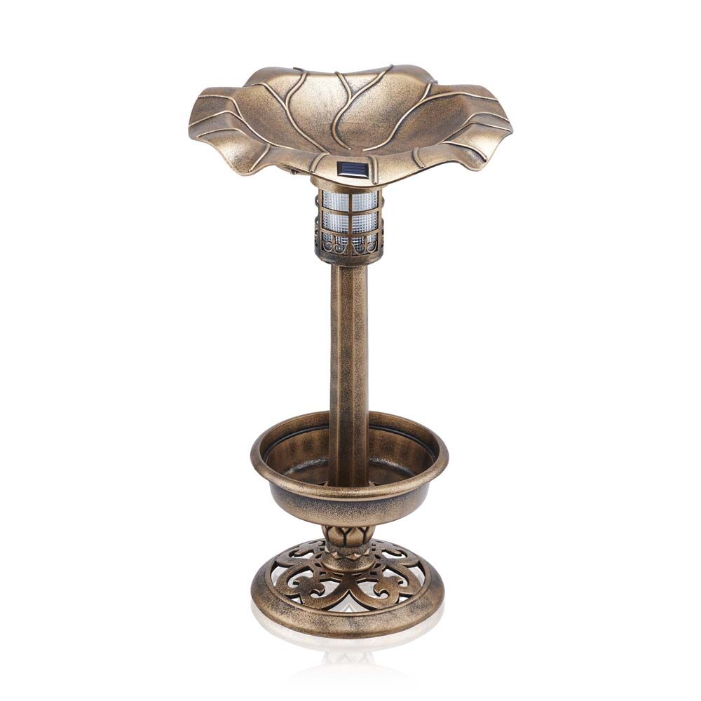 image of Solar Birdbath, Bronze