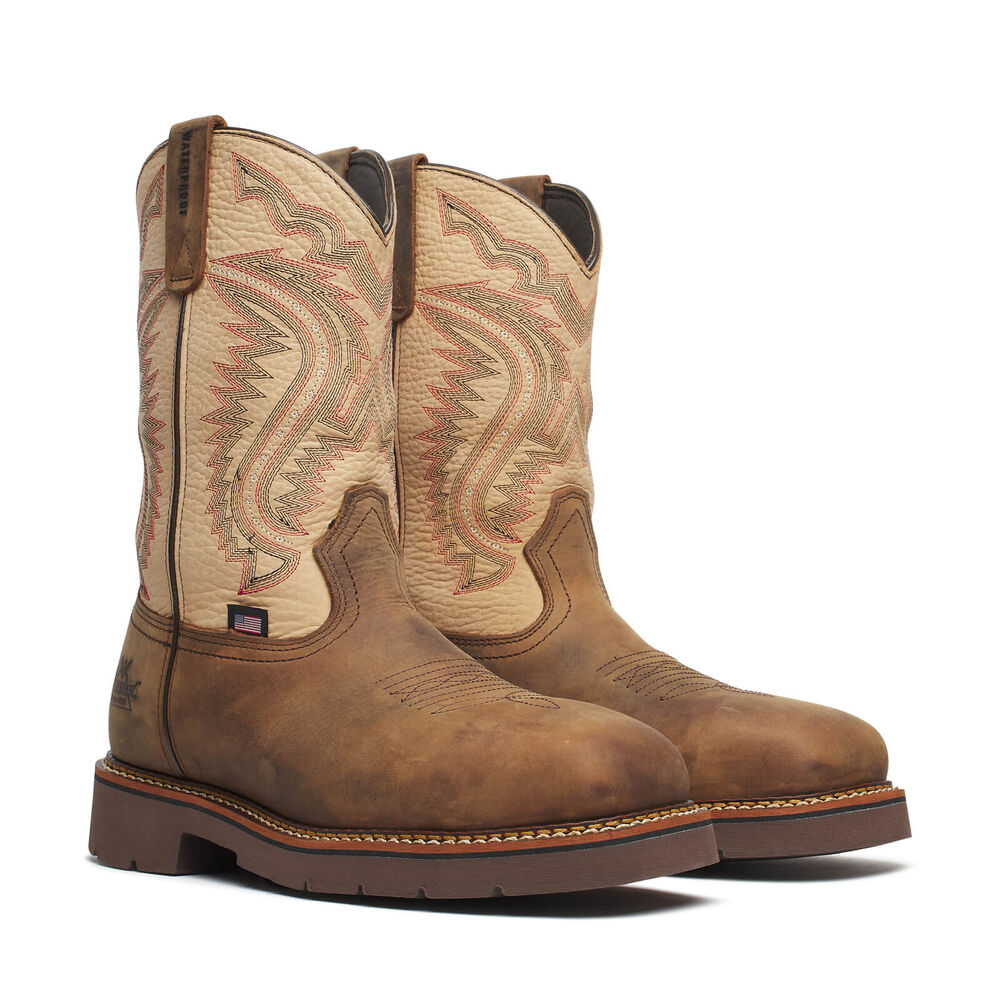 image of Men's 11 in Waterproof Nano Square Toe Work Boot