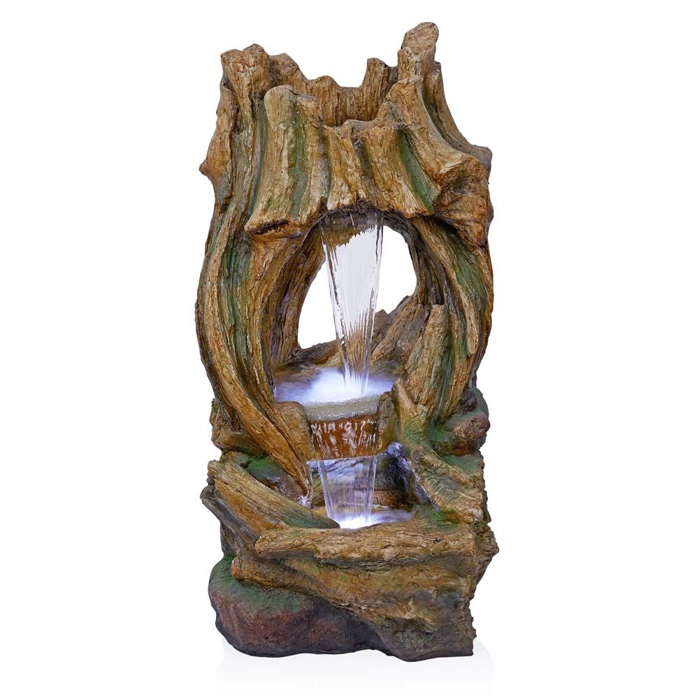 image of Open Tree Trunk Fountain